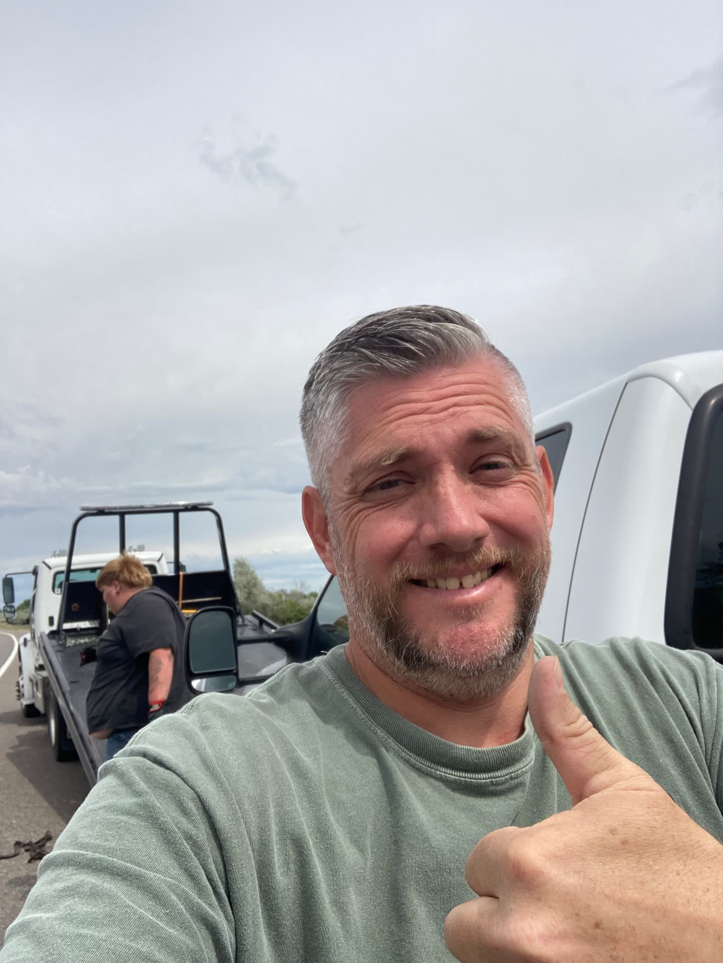 Jerid Johnson, owner of Jerid's Tree Service in Clearfield, Utah, on a job site